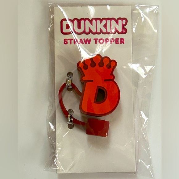 NEW!! Dunkin “DunKings” Limited Edition Collectible Straw Topper (NWT) - Picture 1 of 2